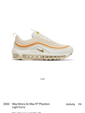 Nike Air Max 97 Women's Sneakers - Phantom & Light Curry